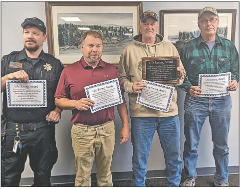 Life Saving Awards presented to rescuers